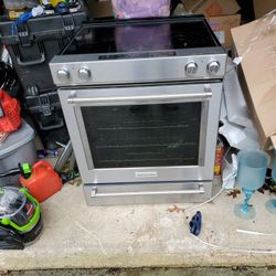 Kitchenaid stainless steel electric stove