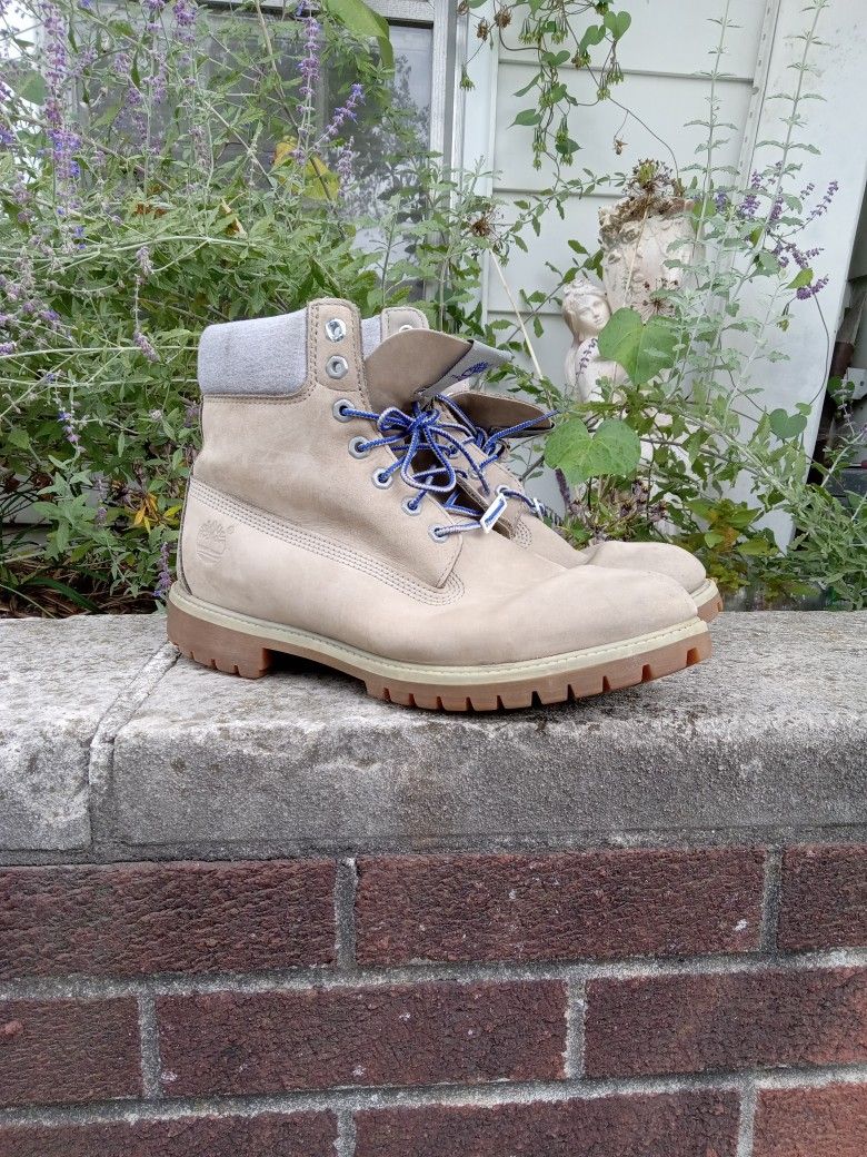 Detroit Lions Timberland Gray Boots Size 11
