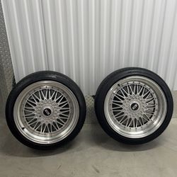 Set of Rims 18 and Tires 17 Sport Rims 