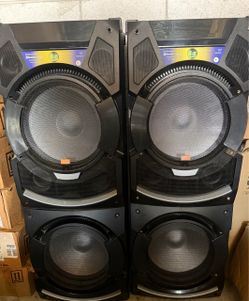 edison professional party 5000 home stereo speaker hi fi system subwoofer Bluetooth