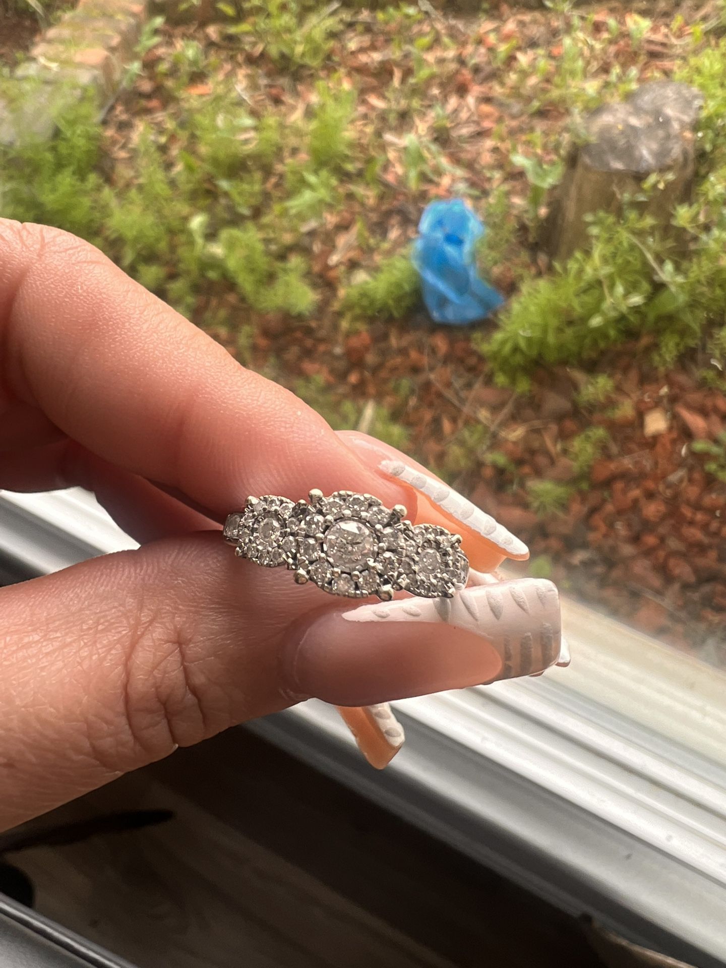 Diamond Three Stone Engagement Ring (3/4 ct. t.w.) in 14k Gold