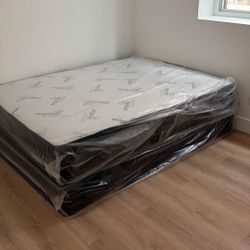Queen Mattress And Box Spring Brand New