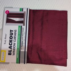 Burgandy Color Curtains