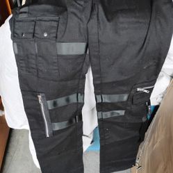 NEW Hot Topic Black Cargo Jogger Pants – Size M