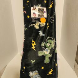 Halloween Universal Monsters Care Bear Blanket 