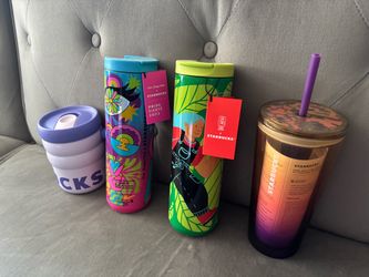 NEW Starbucks cups w tags, read below pls