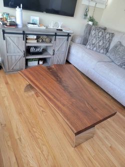 Live Edge Black Walnut Coffee Table
