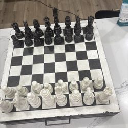 Large Wood Chess Set