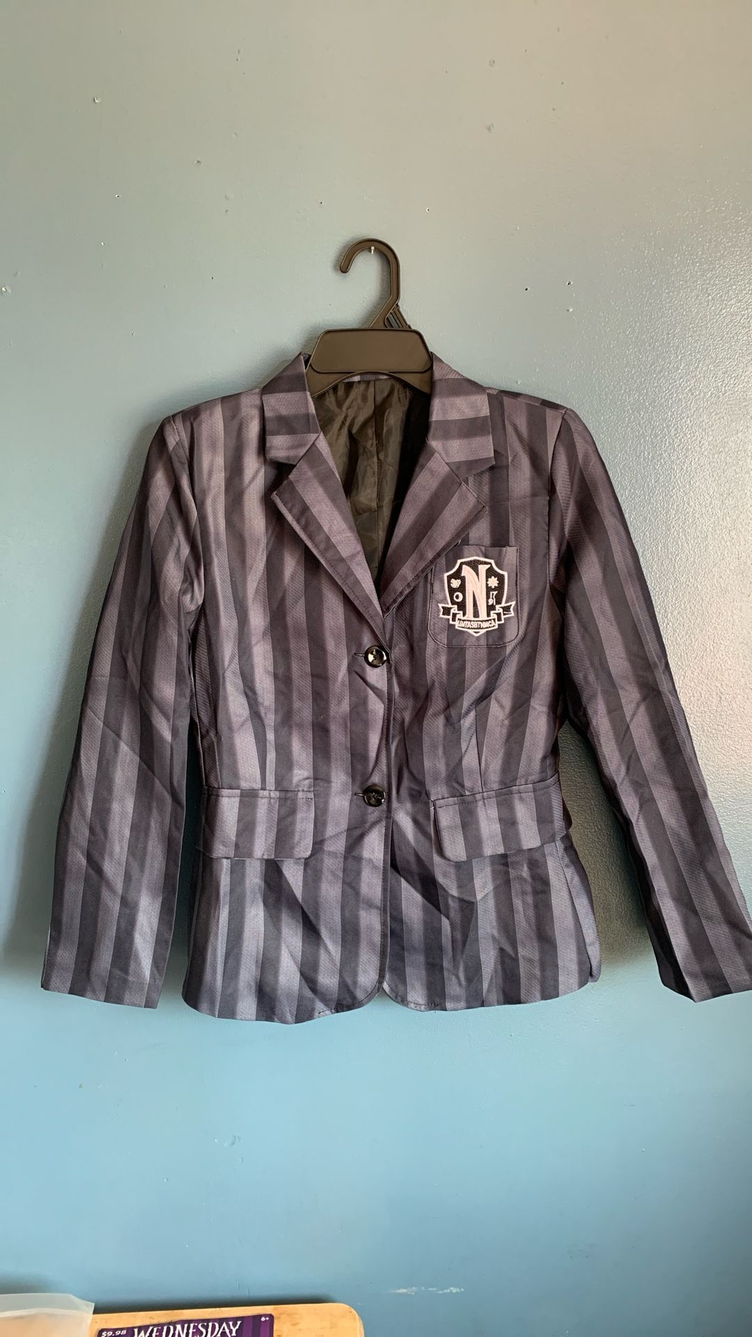 HALLOWEEN WEDNESDAY ADDAMS THE ADDAMS FAMILY KIDS SIZE COSTUME