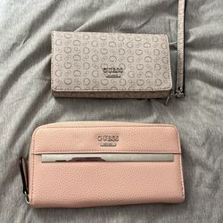 Pink Guess Wallets