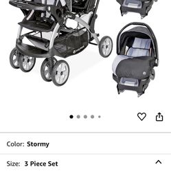 Stroller Twins And Car Seats In Great Condition For Only 429$