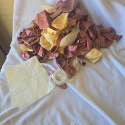 Ivory, Rose Gold, Confetty Balloons