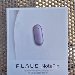 PLAUD NotePin AI Voice Recorder - Wearable 64GB