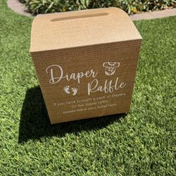 Diaper raffle Box 