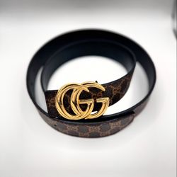 Brown GG Marmont Logo Belt Brown!!