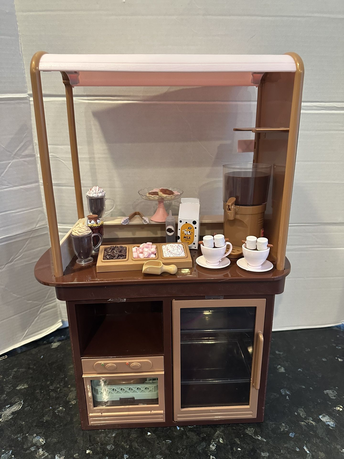 Our Generation Hot Chocolate Stand for 18" Dolls - Choco-tastic