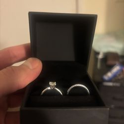 Engagement Ring And Band