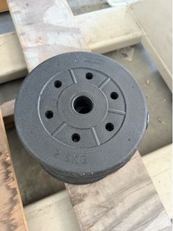 2.5kg Plastic Weight Plates