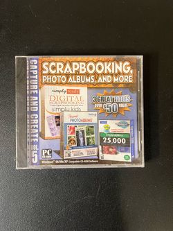 Capture And Create Vol 5 - Scrapbooking, Photo Albums, And More (CD-ROM) New