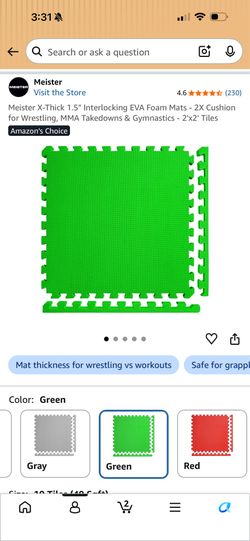 Heavy duty floor mats for BJJ