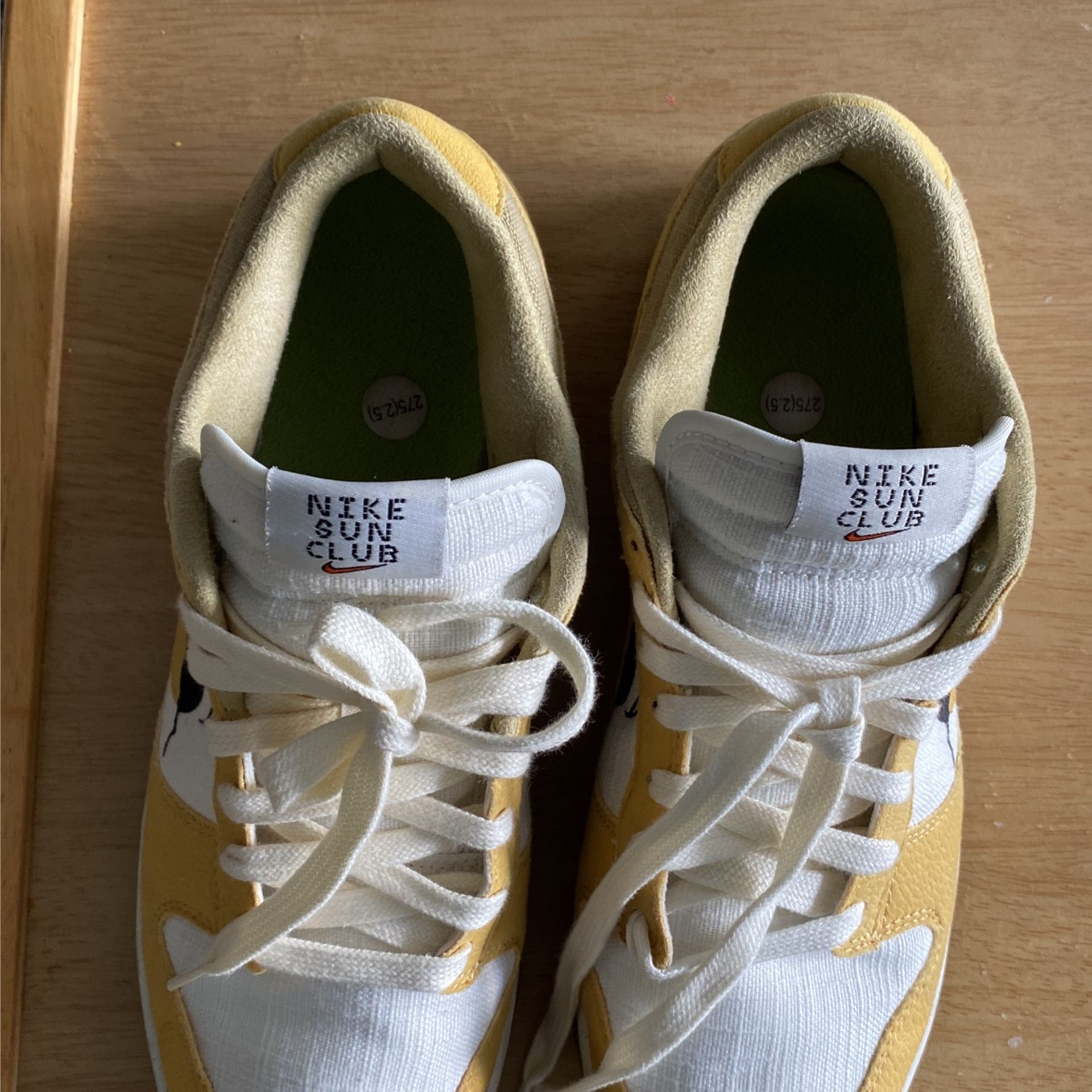 Nike Dunk Low Retro Sun Club Wheat Grass Orange (9.5) for Sale in 