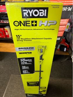Ryobi 18V ONE+ HP 15" Brushless String Trimmer