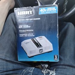 40v Dual Port Fast Charger