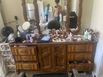 Vintage Mirror Table