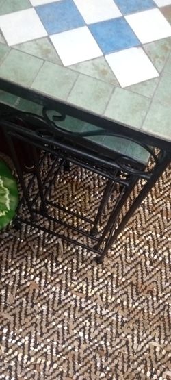 New 3pc Nesting Stand's High School Tile Top 