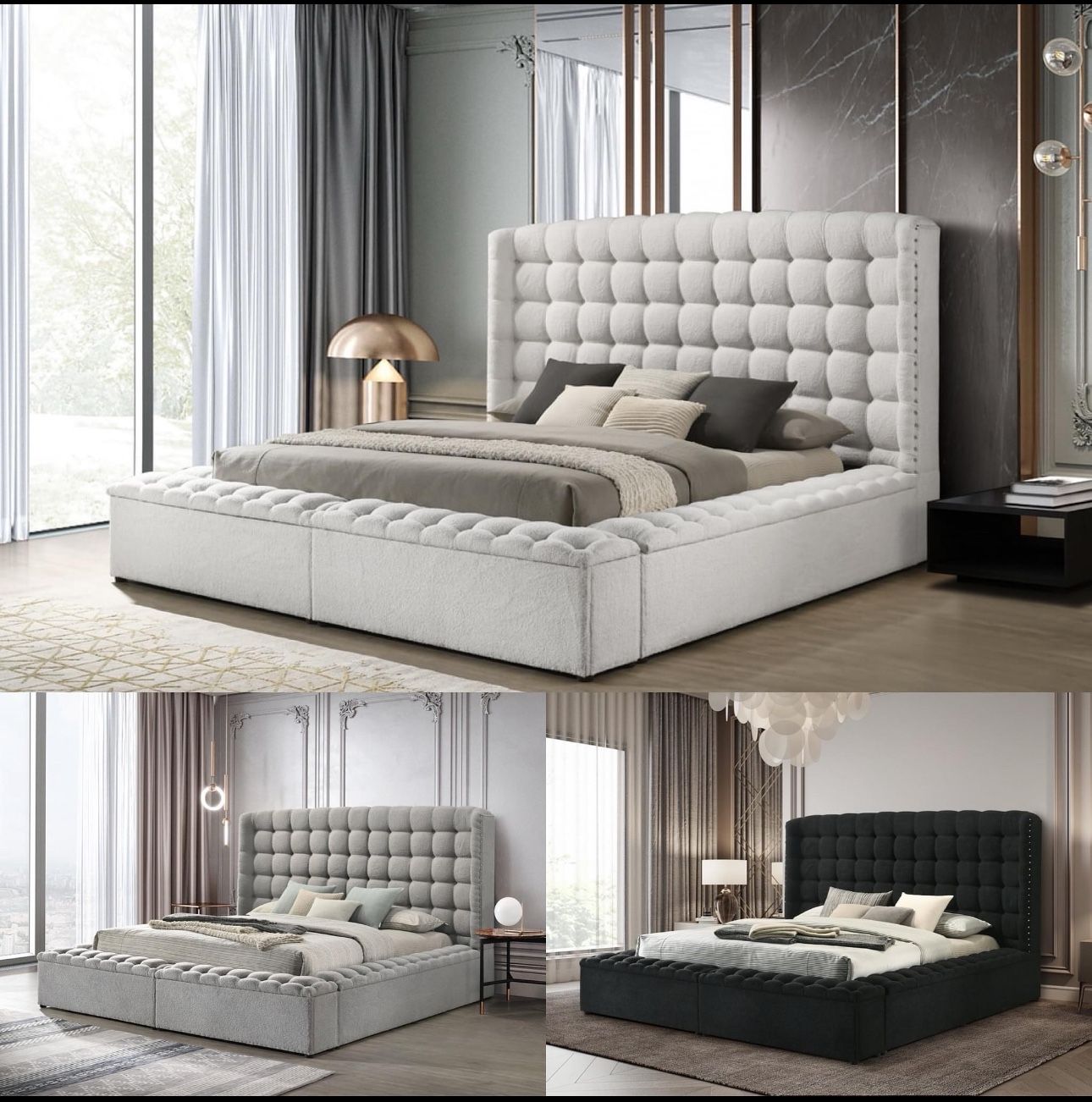NEW QUEEN AND KING STORAGE BED WITH PROMOTIONAL MATTRESS ALSO BEDROOM FURNITURE SOFA SECTIONAL AND MORE
