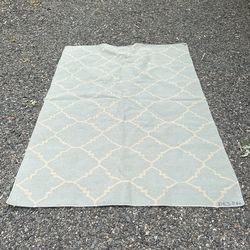 Flat Weave Wool Rug