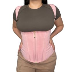 Pink Waist Trainer Corset Faja Colombiana 