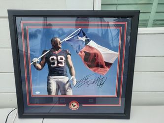 JJ Watt Autograph Photo