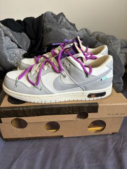 Off-white Dunk Low Lot 28 Size 9.5