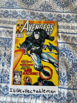 AVENGERS WEST COAST #94 (MARVER 1993) 1ST JAMES RHODES WAR MACHINE VF/NM