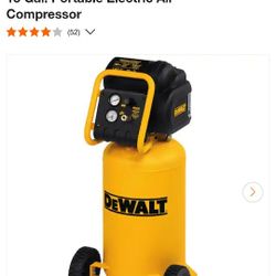 New DeWalt 15 Ga Portable Electric Compressor 
