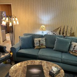 Custom 9 Ft Couch And Loveseat 