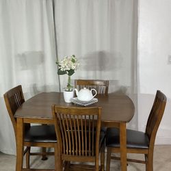 High Compact Dining Table With 4 Chairs -ASHLEY FURNITURE 