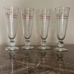 Vintage Budweiser Millennium Glasses