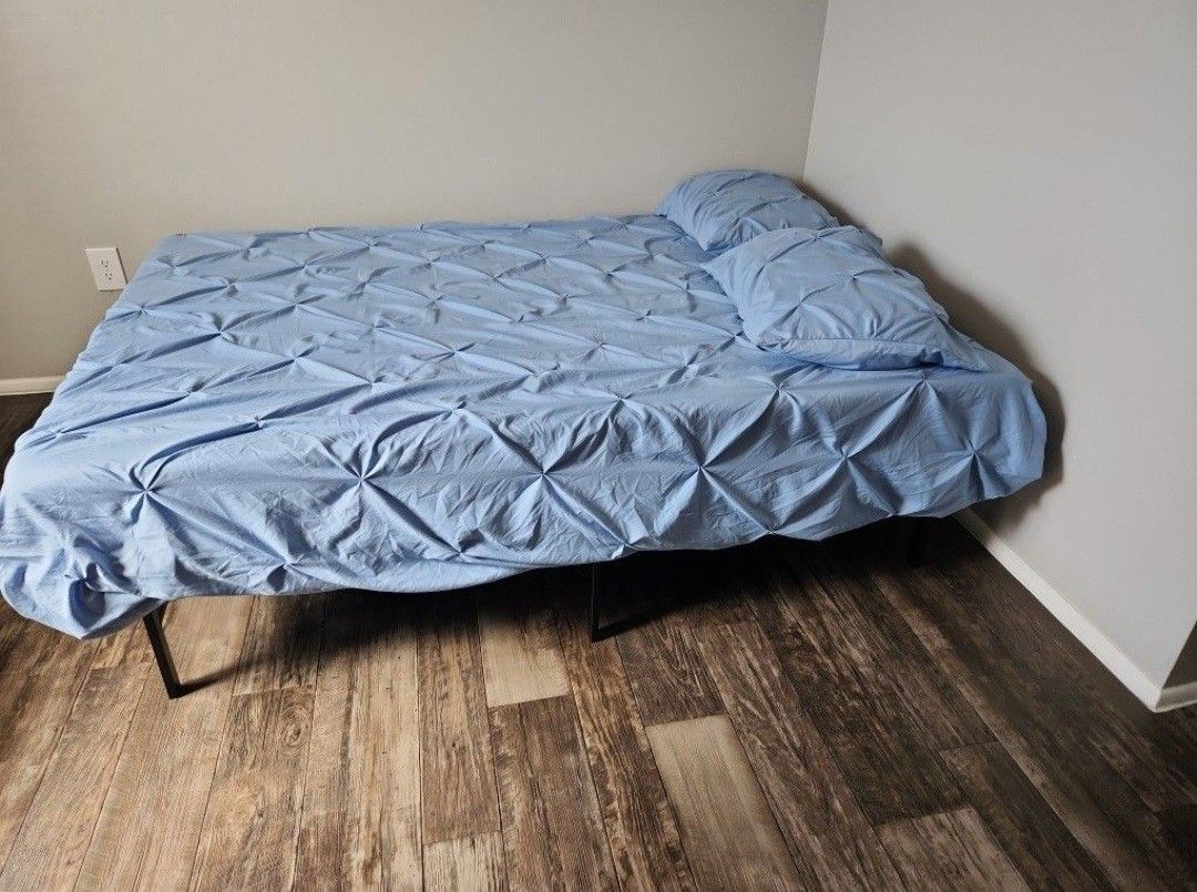 $65 Bed Frame And Full Size Matress In Good Condition