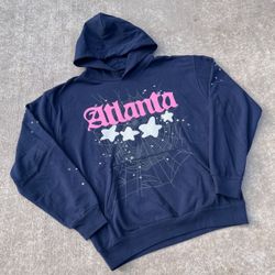 Dark Blue Atlanta Spider Hoodie