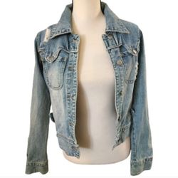 Vintage Delia's slightly distressed jean jacket