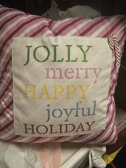 Holiday Christmas Pillow