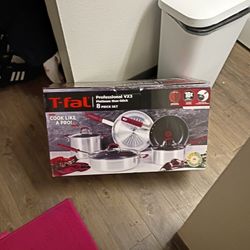 T-fal Professional The V X3 Platinum Non-stick 8 Piece Set