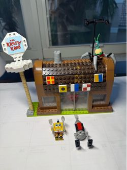 Mega Bloks SpongeBob SquarePants Krusty Krab Attack set.