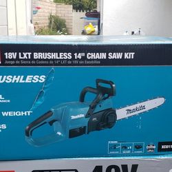 Makita Chainsaw 18v 14" Full Kit