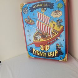 New This Book is a 3D Pirate Ship: Build Your Own 3-D Model Novelty Book