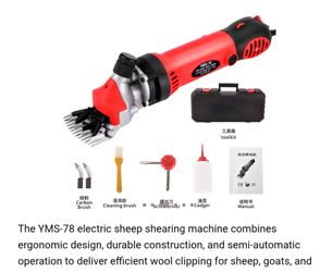 Sheep Shears,1000W Professional Shearing Machine with 6 Adjustable Speed,Electric Sheep Clippers, Farm Livestock Grooming Kit,Heavy Duty Electric Shea