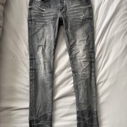 Grey Serenade Titan Skinny Jeans – Size 32