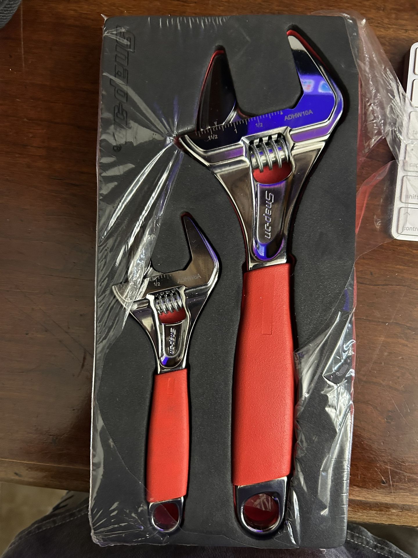 Snap on Adjustable Wrench Set